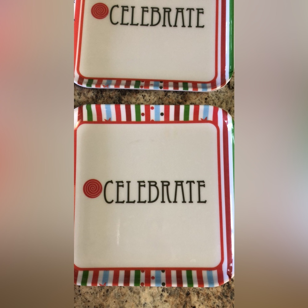 Festive Celebrate Plates